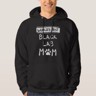 Moletom Laboratório Preto Mãe Mamãe Labrador Ideia De Retr