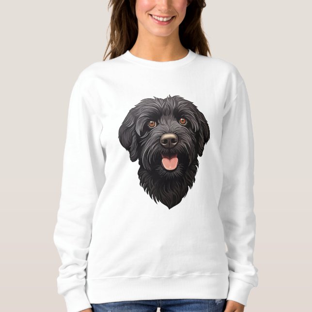 Moletom Labradoodle Black Dog (Frente)