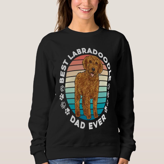 Moletom Labradoodle Dog  Best Labradoodle Dad Ever (Frente)