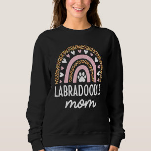 Moletom Labradoodle Mãe Mama Rainbow Leopardo Dia de as mã