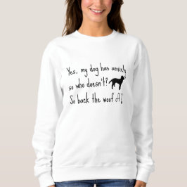 Moletom Labradoodle Meu Cachorro Ansiedade Woof Off