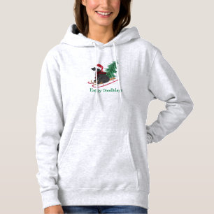 Moletom Labradoodle Personalizado Sled de Natal