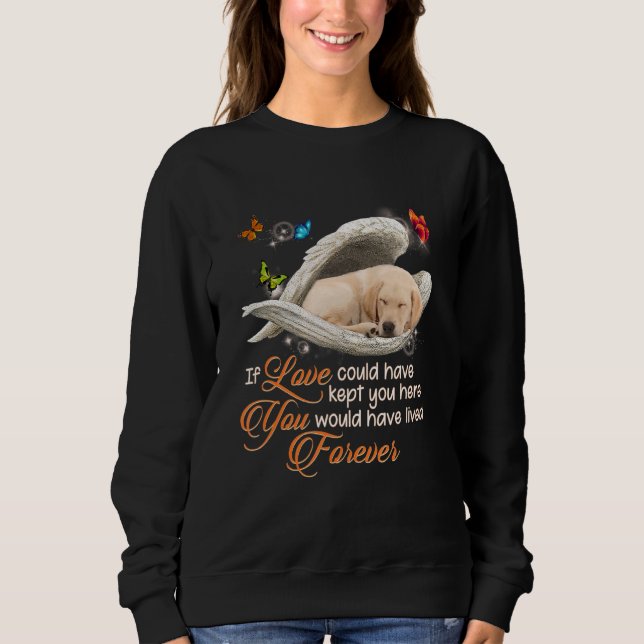 Moletom Labrador Cachorro Adora Perda De Cachorro Belo Me  (Frente)