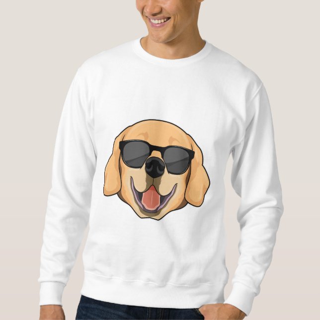 Moletom Labrador com óculos de sol (Frente)