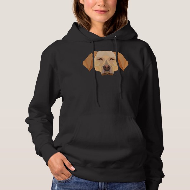 Moletom Labrador de poligon amarelo (Frente)
