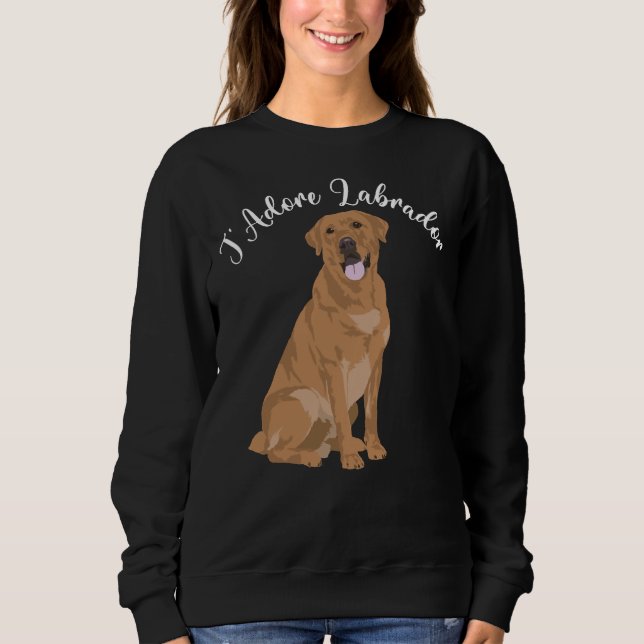 Moletom Labrador Dog J Adore Labrador (Frente)