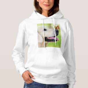 Moletom Labrador E Travesseiro decorativo De Borboleta