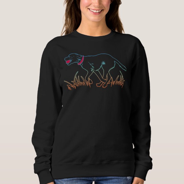 Moletom Labrador Retriever Black Lab Fetch Tee (Frente)