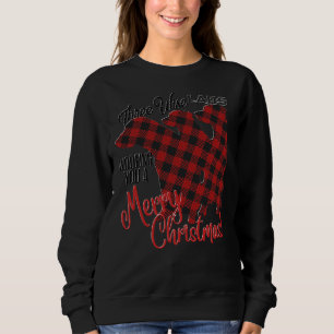 Moletom Labrador Retriever Buffalo Xadrez Feliz Natal W