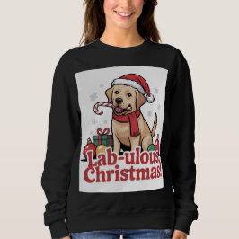Moletom Labrador retriever feliz Natal