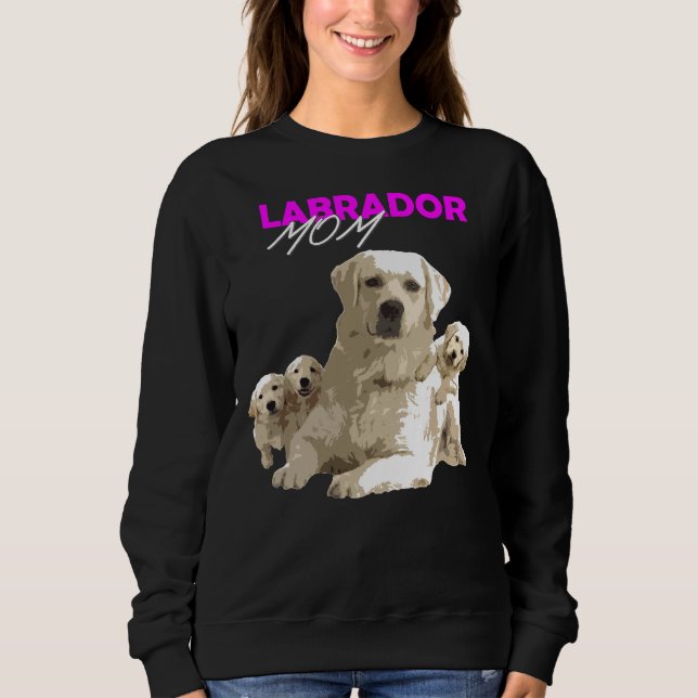 Moletom Labrador Retriever Mãe Cão Labrador Pai (Frente)