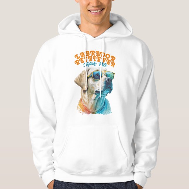 Moletom Labrador Retriever Na moda Pets (Frente)