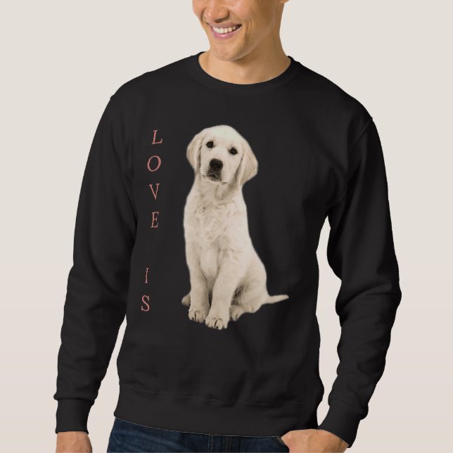Moletom Labrador Retriever White Lab Mãe (Frente)