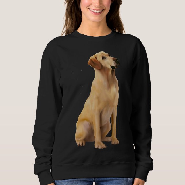 Moletom Labrador Yellow Procurando (Frente)