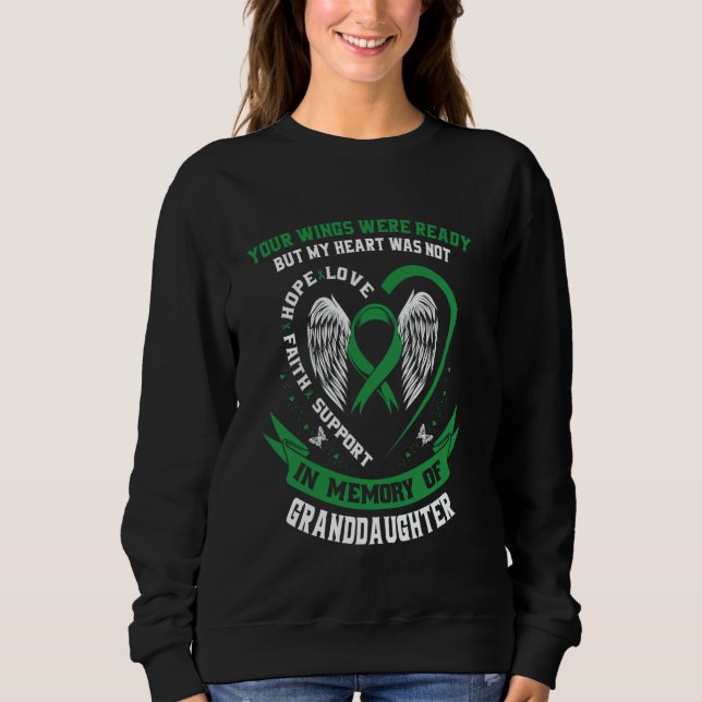 Moletom Laço Verde Doença Renal da Neta (Frente)