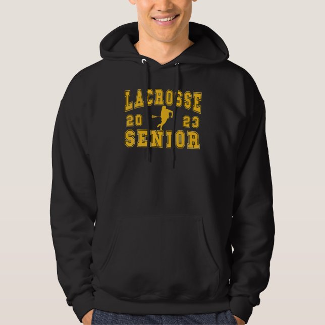 Moletom Lacross Senior Night Lacross Senior 2023 Graduatio (Frente)