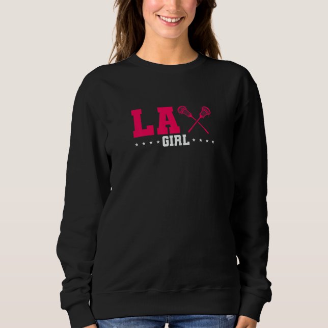 Moletom Lacrosse Sport LAX Girl Player (Frente)