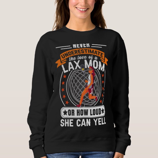 Moletom Lacrosse Women Lax Mãe (Frente)