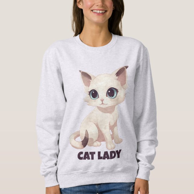 Moletom Lady Cat (Frente)