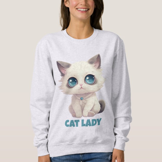 Moletom Lady Cat (Frente)