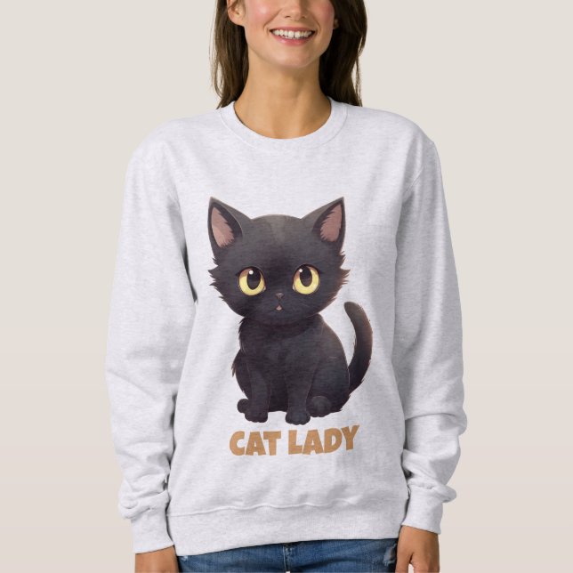 Moletom Lady Cat (Frente)