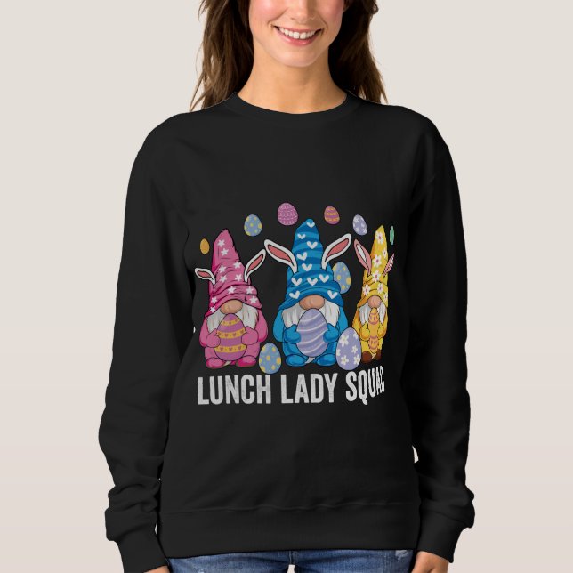 Moletom Lady Squad Páscoa Day Gnomo Love (Frente)