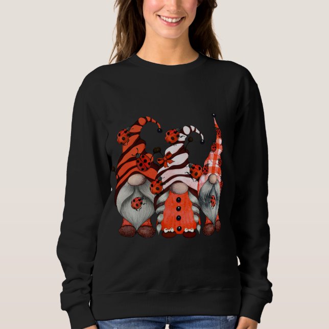 Moletom Ladybug Gnomos Tomte Escandinavo Três Jardins (Frente)