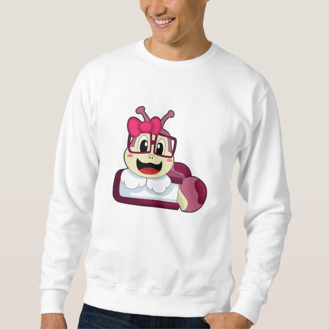 Moletom Lagarta com Faixa de Opções (Frente)