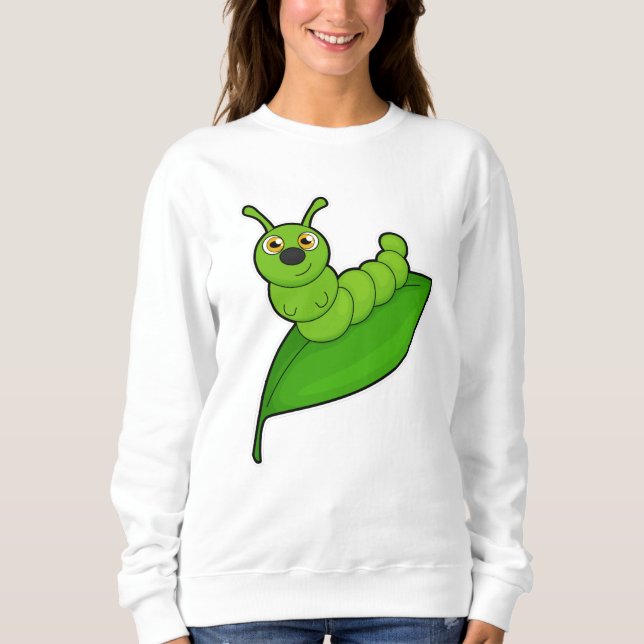 Moletom Lagarta com Folha (Frente)