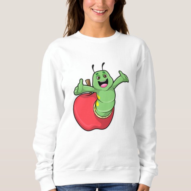Moletom Lagarta com Maçã (Frente)