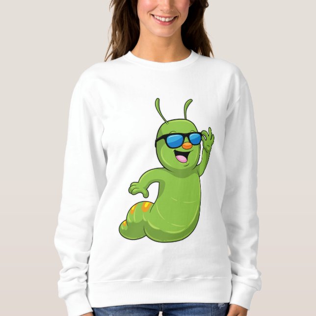 Moletom Lagarta com óculos de sol (Frente)