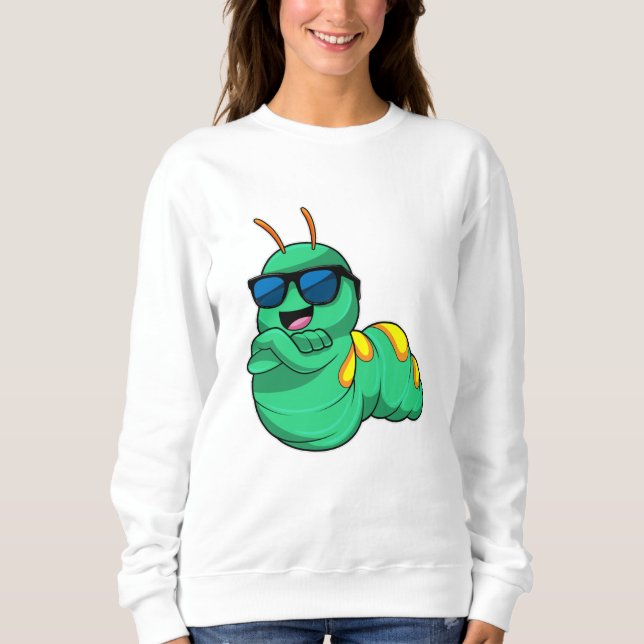 Moletom Lagarta com óculos de sol (Frente)