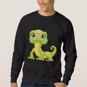 Moletom Lagarto Verde Pequeno Iguana Répteis
