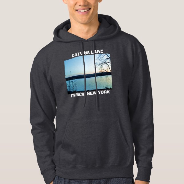 Moletom LAGO do CAYUGA, ITHACA, NEW YORK hoody (Frente)