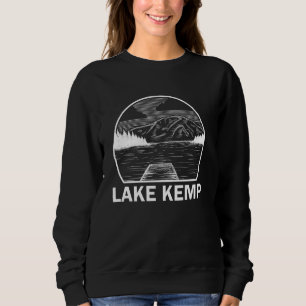 Moletom Lago Kemp Texas Engraçado Campanha de Pesca no Ver