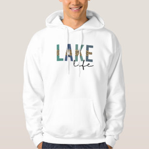 Moletom Lago Life Happy Place Lake House Cheetah Typografi