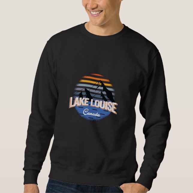 Moletom Lago Louise - Canadá - Vintage Sunset (Frente)