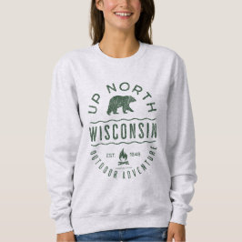 Moletom Lago Norte de Wisconsin