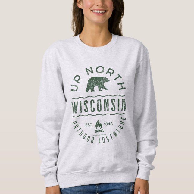 Moletom Lago Norte de Wisconsin (Frente)