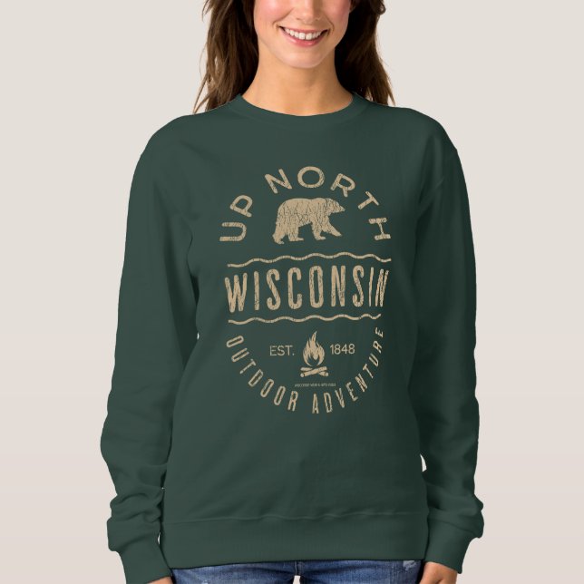 Moletom Lago Norte de Wisconsin (Frente)