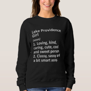 Moletom Lago Providence Girl La Louisiana Funny City Home