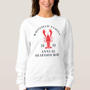 Moletom Lagosta de Família Personalizada para Boil de Frut