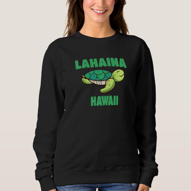 Moletom Lahaina Hawaii Sea Turtle Themed (Frente)