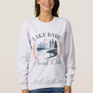 Moletom Lake Babe Social Club | Cozy Lake Life