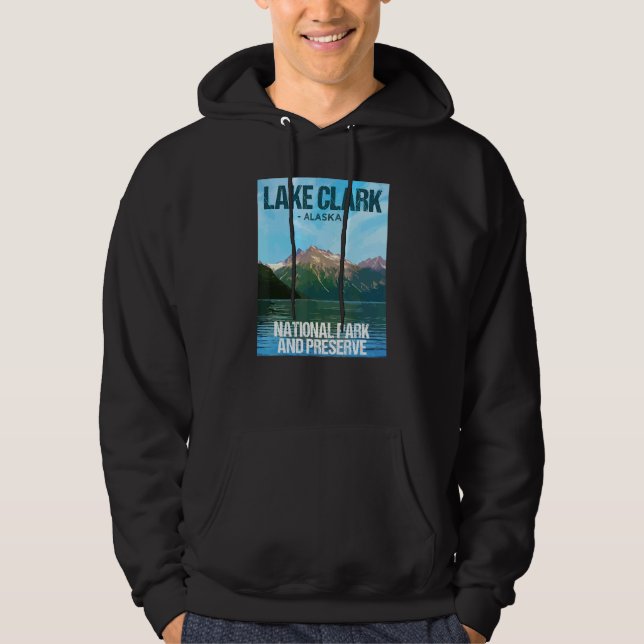 Moletom Lake Clark National Park Alaska Poster Design (Frente)