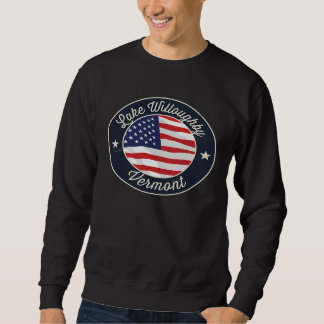 Moletom Lake Willoughby  Patriotic Vermont Souvenir
