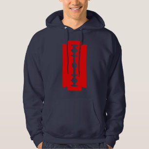 Moletom Lâmina de Razor - Vermelho no Escuro