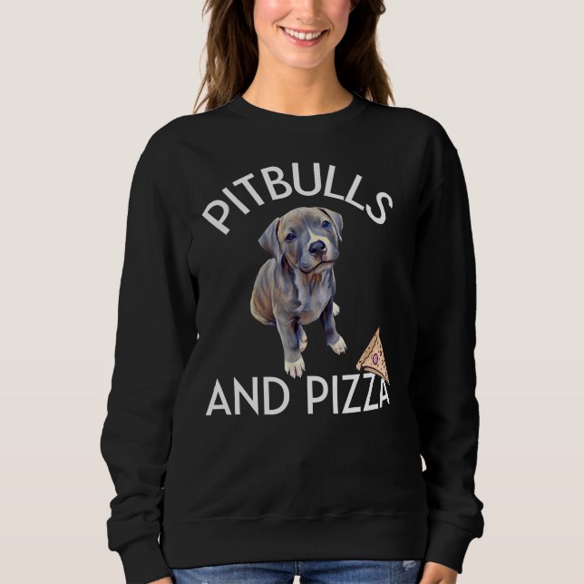 Moletom Lâmpadas E Pizza Para Cachorros (Frente)