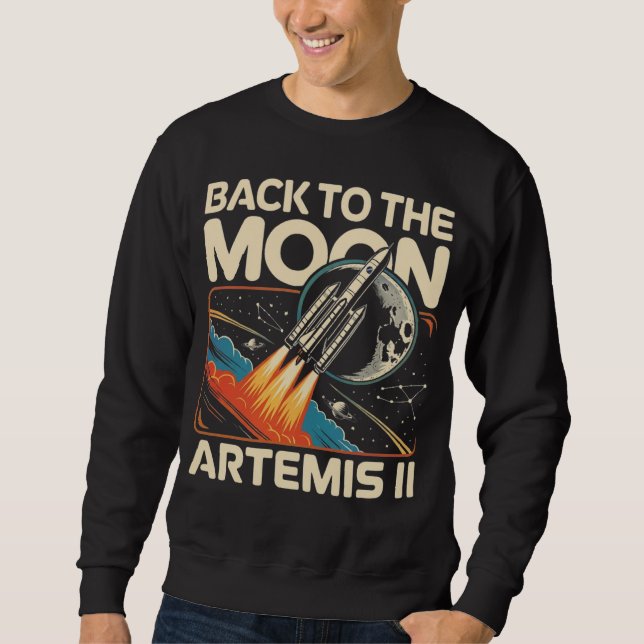 Moletom Lançamento Artemis de Volta à Lua 2026 (Frente)