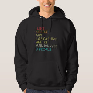 Moletom Lancashire Heeler Dog Owner Coffee Vintage Retro
